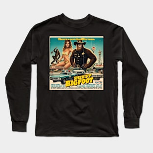 Sheriff Bigfoot Movie Poster 3 Long Sleeve T-Shirt